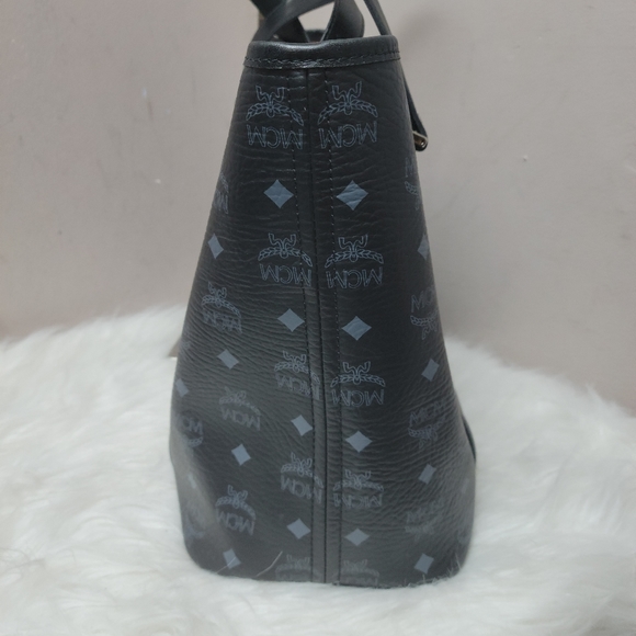 100% Authentic MCM black shopper tote set - Picture 9 of 16